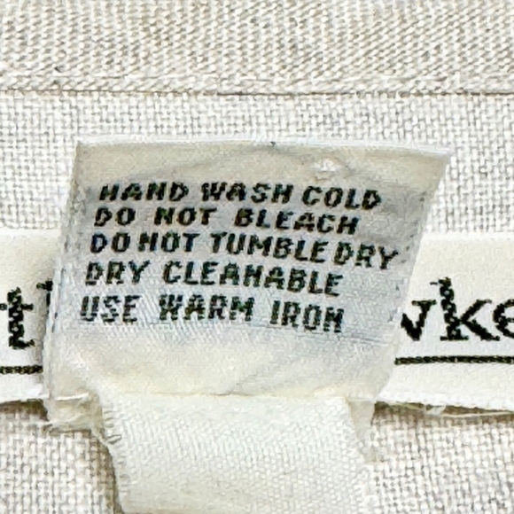 Smith & Hawken Cream Linen Button Tunic Top - Picture 8 of 8